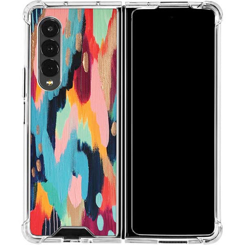 Etta Vee Color Melt Galaxy Z Fold4 5G Clear Case